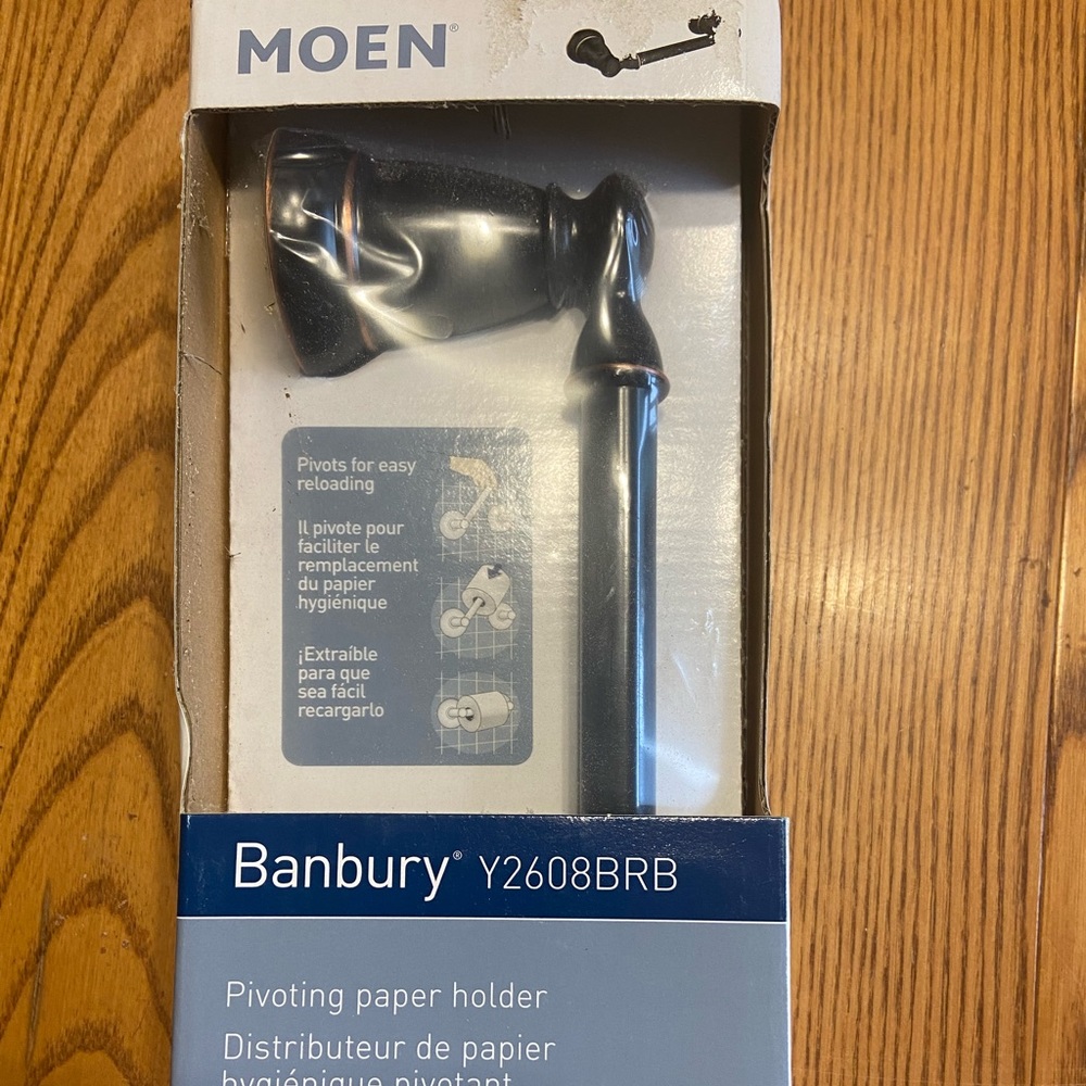 Moen Danbury Y2608BRB pivoting toilet paper holder